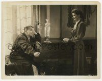 4d195 WITHOUT LOVE 8x10.25 still '45 Katharine Hepburn stares at Spencer Tracy seated at piano!