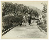 4d196 WIZARD OF OZ 8.25x10 still '39 Judy Garland, Ray Bolger & Toto on the Yellow Brick Road!