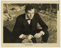 4d204 YOUNG MR. LINCOLN 8x10.25 still '39 c/u of Henry Fonda as Abraham kneeling, John Ford