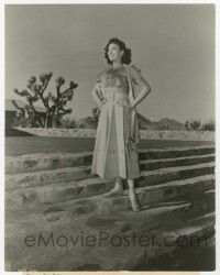 4d396 MARGARET SHERIDAN 7.5x9.5 still '51 after making The Thing, modeling a trouble-saving outfit!