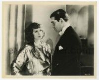 4d165 SUSAN LENOX: HER FALL & RISE 8.25x10 still '31 Clark Gable stares at beautiful Greta Garbo!