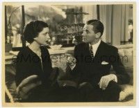 4d181 TROUBLE IN PARADISE 7.75x10 key book still '32 Herbert Marshall pointing at Kay Francis!