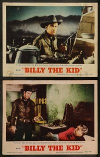 4f879 BILLY THE KID 2 LCs R55 Robert Taylor as most notorious outlaw in the West!