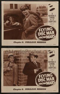 4f919 FLYING DISC MAN FROM MARS 2 chapter 6 LCs '50 Republic sci-fi serial, Perilous Mission!