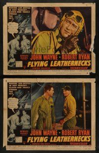 4f920 FLYING LEATHERNECKS 2 LCs '51 pilots John Wayne & Robert Ryan, Howard Hughes, Nicholas Ray!