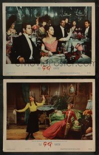 4f925 GIGI 2 LCs '58 pretty Leslie Caron, Louis Jourdan, Best Director & Best Picture winner!