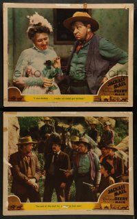 4f942 JACKASS MAIL 2 LCs '42 wacky images of Wallace Beery & Marjorie Main!