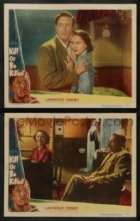 4f949 KILL OR BE KILLED 2 LCs '50 great images of Lawrence Tierney & Marissa O'Brien!