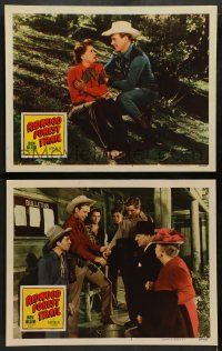 4f970 REDWOOD FOREST TRAIL 2 LCs '50 Arizona Cowboy Rex Allen, sexiest Jeff Donnell plus Alfalfa!