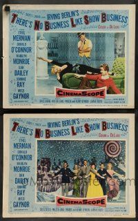 4f988 THERE'S NO BUSINESS LIKE SHOW BUSINESS 2 LCs '54 Marilyn Monroe, Merman, O'Connor, Gaynor!