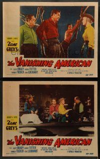 4f992 VANISHING AMERICAN 2 LCs '55 from Zane Grey novel, Scott Brady, Audrey Totter!