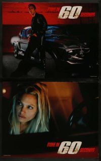 4f200 GONE IN 60 SECONDS 8 color 11x14 stills '00 car thieves Nicolas Cage & Angelina Jolie!