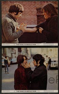 4f311 PANIC IN NEEDLE PARK 8 color 11x14 stills '71 Al Pacino & Kitty Winn, heroin addicts in love!