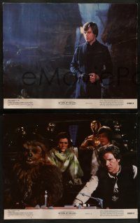 4f630 RETURN OF THE JEDI 5 color 11x14 stills '83 Luke, Leia, Han, Chewbacca, Nien Nunb with Lando!