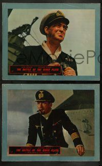 4f504 PURSUIT OF THE GRAF SPEE 7 English LCs '57 Powell & Pressburger's Battle of the River Plate!