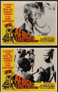 4f013 AFRICA UNCENSORED 8 LCs '72 Africa ama, wild images from mondo documentary!