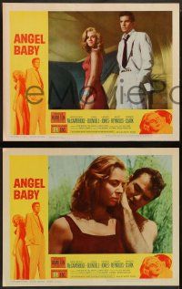 4f022 ANGEL BABY 8 LCs '61 George Hamilton, Burt Reynolds, sexy Salome Jens!