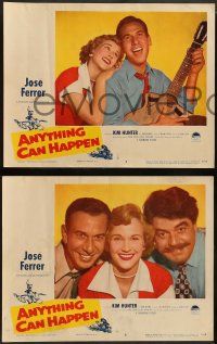 4f026 ANYTHING CAN HAPPEN 8 LCs '52 great images of Jose Ferrer, Kim Hunter, Kurt Kasznar!