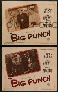 4f487 BIG PUNCH 7 LCs '48 Gordon MacRae, Wayne Morris, Lois Maxwell, boxing!