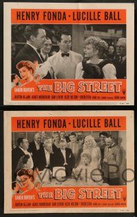 4f524 BIG STREET 6 LCs R55 Henry Fonda, pretty Lucille Ball's best friend is a dollar!