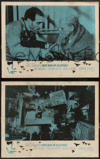 4f063 BIRDMAN OF ALCATRAZ 8 LCs '62 Burt Lancaster in John Frankenheimer's prison classic!