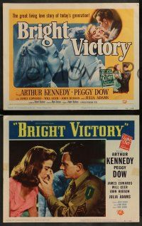 4f083 BRIGHT VICTORY 8 LCs '52 great images of blind Arthur Kennedy & Peggy Dow!