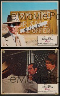 4f780 CHINATOWN 3 LCs '74 great images of Jack Nicholson, Roman Polanski classic!