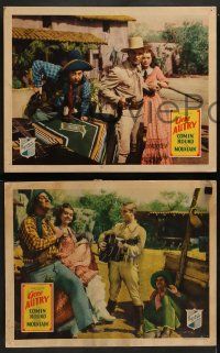 4f532 COMIN' ROUND THE MOUNTAIN 6 LCs '36 Gene Autry, Smiley Burnette, Ann Rutherford!