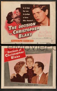 4f121 DECISION OF CHRISTOPHER BLAKE 8 LCs '48 Alexis Smith, Douglas, Ted Donaldson in title role!