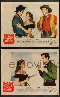 4f143 EAGLE & THE HAWK 8 LCs '50 John Payne, Rhonda Fleming, the men who saved our nation!