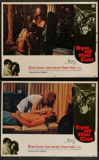 4f151 EYE OF THE CAT 8 LCs '69 Michael Sarrazin, Gayle Hunnicutt, shatters your concept of fear!