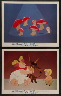 4f675 FANTASIA 4 LCs R82 Walt Disney, mushrooms & creatures, other wonderful cartoon images!