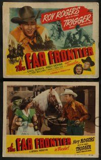 4f154 FAR FRONTIER 8 LCs '48 Roy Rogers helps patrol the United States/Mexico border!