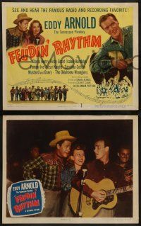 4f159 FEUDIN' RHYTHM 8 LCs '49 Tennessee Plowboy Eddy Arnold, Gloria Henry!