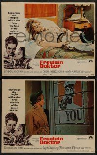 4f173 FRAULEIN DOKTOR 8 LCs '69 Suzy Kendall, World War I, espionage that begins with a kiss!