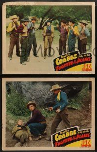 4f680 FUGITIVE OF THE PLAINS 4 LCs '43 Buster Crabbe & Fuzzy St. John, Raiders of Red Rock!