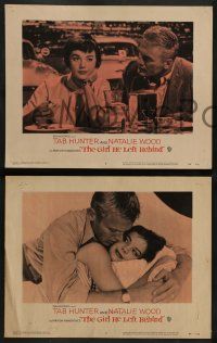 4f190 GIRL HE LEFT BEHIND 8 LCs '56 great images of romantic Tab Hunter and Natalie Wood!