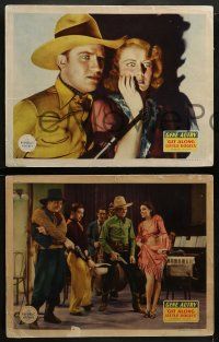 4f794 GIT ALONG LITTLE DOGIES 3 LCs '37 great images of singing cowboy Gene Autry, Judith Allen!