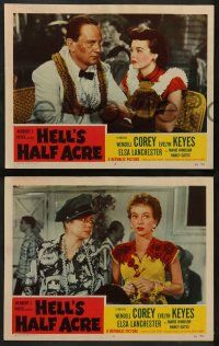 4f612 HELL'S HALF ACRE 5 LCs '54 images of Wendell Corey, Evelyn Keyes, Elsa Lanchester in Hawaii!