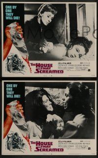 4f217 HOUSE THAT SCREAMED 8 LCs '71 La Residencia, Spanish slasher movie!