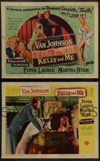 4f256 KELLY & ME 8 LCs '57 Van Johnson, Piper Laurie, sexy Martha Hyer!