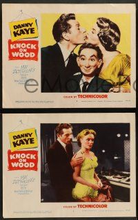4f262 KNOCK ON WOOD 8 LCs '54 Melvin Frank & Norman Panama directed, Danny Kaye & Mai Zetterling!