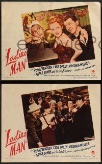 4f265 LADIES' MAN 8 LCs '46 Eddie Bracken, Cass Daley & Virginia Welles!