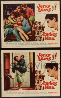 4f266 LADIES MAN 8 LCs '61 girl-shy upstairs-man-of-all-work Jerry Lewis screwball comedy!