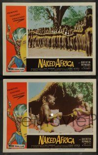 4f290 NAKED AFRICA 8 LCs '57 AIP shockumentary, primitive passions unleashed, naked natives!
