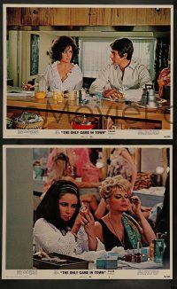 4f299 ONLY GAME IN TOWN 8 LCs '69 Elizabeth Taylor & Warren Beatty are in love in Las Vegas!