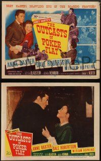 4f305 OUTCASTS OF POKER FLAT 8 LCs '52 Anne Baxter, Dale Robertson & Hopkins in Bret Harte story!
