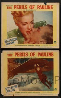 4f627 PERILS OF PAULINE 5 LCs '47 Betty Hutton as silent actress Pearl White & John Lund