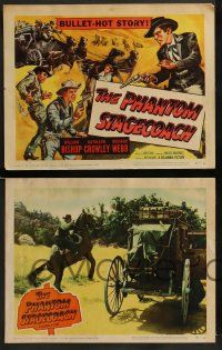 4f324 PHANTOM STAGECOACH 8 LCs '57 William Bishop & the greatest gunslingers on Earth!