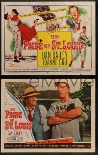 4f334 PRIDE OF ST. LOUIS 8 LCs '52 Dan Dailey as Cardinals baseball pitcher Dizzy Dean!